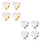 Eilisra 18K Titan Platinum Alloy Lymphvitic Earring Backs