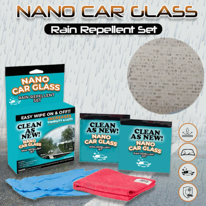 Nano Car Glass Rain Repellent Set